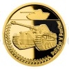 2023 - Niue 5 NZD Zlat mince Obrnn technika - PzKpfw V Panther - proof (Obr. 0)