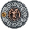 2020 - Niue 1 $ Zodiac Signs - Capricorn / Zvrokruh - Kozoroh - patina (Obr. 0)
