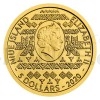 2020 - Niue 5 NZD Zlat 1/25oz mince Orel / Orol slo 33 - b.k. (Obr. 1)
