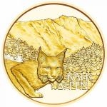 Animals and Plants 2021 - Austria 50  Gold Coin Alpine Forests / Im tiefsten Wald - Proof