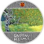 Drahokamy a krystaly 2018 - Niue 1 NZD Gustav Klimt - Golden Apple Tree - proof