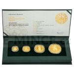 100 Years of St. Wenceslas Ducats Set of 4 Gold Ducats - Proof
