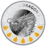 Tmata 2024 - Niue 1 NZD Year of the Dragon / Rok Draka - proof
