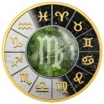 Zahrani 2023 - Kamerun 500 CFA Magnified Zodiac Signs Virgo / Zvrokruh Panna - proof