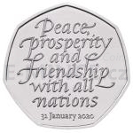 History 2020 - Great Britain 50p - Withdrawal from the European Union - BU