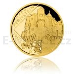 esk zlat mince 2017 - 5000 K Hrad Perntejn - proof