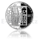 esk stbrn mince 2017 - 200 K Vysvcen kaple sv. Vclava v katedrle sv. Vta - proof