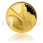 esk zlat mince 2019 - 5000 K Hrad Veve - proof