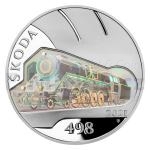 Transportation and Vehicles 2021 - 500 CZK Skoda 498 Albatros Steam Locomotive - Proof
