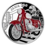 Czech Silver Coins 2022 - 500 CZK Motorcycle Jawa 250 - Proof
