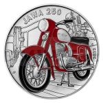 Czech Silver Coins 2022 - 500 CZK Motorcycle Jawa 250 - UNC