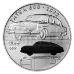 esk stbrn mince 2023 - 500 K Osobn automobil Tatra 603 - b.k.