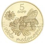 2 a 5 Euromince 2021 - Slovensko 5  Vela medonosn - b.k.