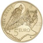 Slovensk sbratelsk 5 EUR 2021 - Slovensko 5  Vlk drav - b.k.