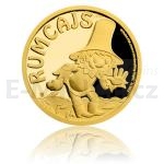 esk mincovna 2017 2017 - Niue 5 NZD Zlat mince Rumcajs - proof