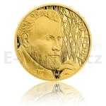 2018 - Niue 25 NZD Zlat pluncov mince Gustav Klimt - proof