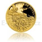 esk mincovna 2018 Zlat mince Vlen rok 1943 - Bitva u Kurska - proof