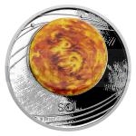 esk mincovna 2019 2019 - Niue 1 NZD Stbrn mince Slunen soustava - Slunce - proof