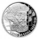 esko a Slovensko 2020 - Niue 2 NZD Stbrn mince Na vlnch - Vasco da Gama - proof