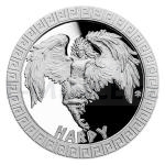 esko a Slovensko 2020 - Niue 2 NZD Stbrn mince Bjn tvorov - Harpyje - proof