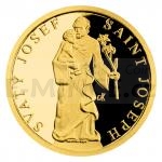 Zlato 2020 - Niue 5 NZD Zlat mince Patroni - Svat Josef - proof