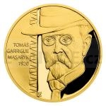 Tmata 2020 - Niue 10 NZD Zlat mince Rok 1920 - Prezident T. G. Masaryk - proof