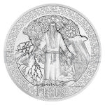 Stbro 2020 - Niue 10 NZD Stbrn mince Bohov svta - Perun - b.k.