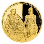 esk mincovna 2020 Niue 100 NZD Zlat dvouuncov mince Napoleon I. Bonaparte a Marie Luisa Habsbursko-Lotrinsk - proof