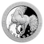 esko a Slovensko 2021 - Niue 2 NZD Stbrn mince Bjn tvorov - Jednoroec - proof