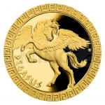 Niue 2022 - Niue 5 NZD Zlat mince Bjn tvorov - Pegas - proof