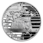 Pohdky a Cartoons (kreslen pbhy) 2021 - Niue 1 NZD Stbrn mince Jen pokej! - Na stadionu - proof