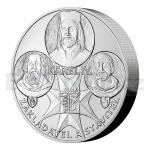 Stbro 1 kg Stbrn kilogramov mince Karel IV. - Zakladatel a stavitel - b.k., . 92
