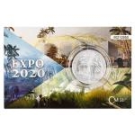 Stbro 1 oz (unce) 2021 - Niue 2 NZD Stbrn uncov investin mince esk lev EXPO slovan - b.k.