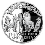 Fairy Tales and Cartoons 2022 - Niue 1 NZD Silver Coin The Jungle Book - The Wolf Pack and Akela - Proof