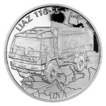 Dopravn prostedky 2022 - Niue 1 NZD Stbrn mince Na kolech - LIAZ 110.55 - proof
