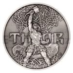 Mythology 2022 - Niue 10 NZDSilver Coin Universal Gods - Thor- Thr - UNC