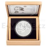 Stbro 1 kg 2022 - Niue 80 NZD Stbrn kilogramov mince Jan Hus - b.k.