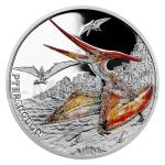 Stbro 2023 - Niue 1 NZD Stbrn mince Pravk svt - Pteranodon - proof