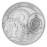 Czech & Slovak 2022 - Niue 2 NZD Silver Ounce Investment Coin Taler - Czech Republic - UNC