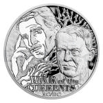 esk mincovna 2023 2023 - Niue 1 NZD Stbrn mince Nikola Tesla - Vlka proud - proof