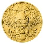 esk mincovna 2023 2023 - Niue 50 NZD Zlat uncov mince esk lev - b.k.