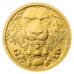 Czech & Slovak 2023 - Niue 5 NZD Gold 1/25 Oz Bullion Coin Czech Lion - Standard
