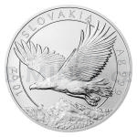 Slovensk orel 2023 - Niue 25 NZD Stbrn desetiuncov investin mince Orel 2023 - b.k.