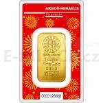 Chinese Lunar Series Gold Bar 1 Oz - Argor Heraeus Year of the Dragon