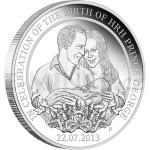 UK Royal Family 2013 - Austrlie 1 $ - HRH Prince George 2013 1oz - proof