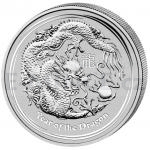 Stbrn mince 2012 - Austrlie 10 $ Rok Draka - Year of the Dragon 10 oz Silver