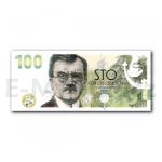 Establishment of Czechoslovakia Commemorative banknote 100 CZK 2022 Building Czechoslovak Currency - Karel Englis