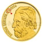 Zlat medaile Zlat pluncov medaile Bedich Smetana - proof, slo 80