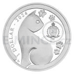esk mincovna 2024 2024 - Niue 1 NZD Stbrn mince Plemena koek - Siamsk koka - proof