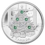 Drahokamy a krystaly 2011 - Kanada 20 $ - Vnon stromeek / Christmas Tree - proof
